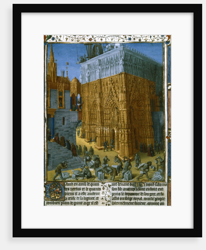 Construction of the Temple at Jerusalem by King Solomon