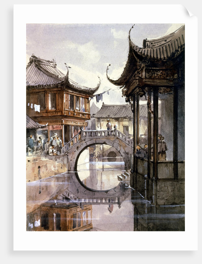 View of Shanghai by Jean Henri Zuber