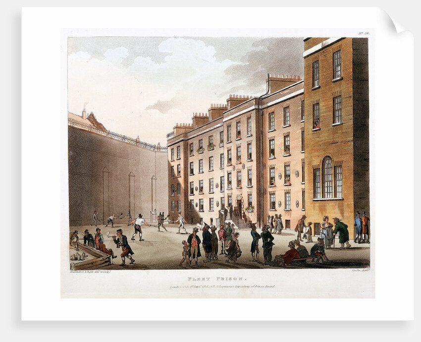 Inner court, Fleet Prison, London by Anonymous