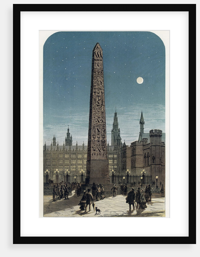Cleopatra's Needle outside the Houses of Parliament by Anonymous