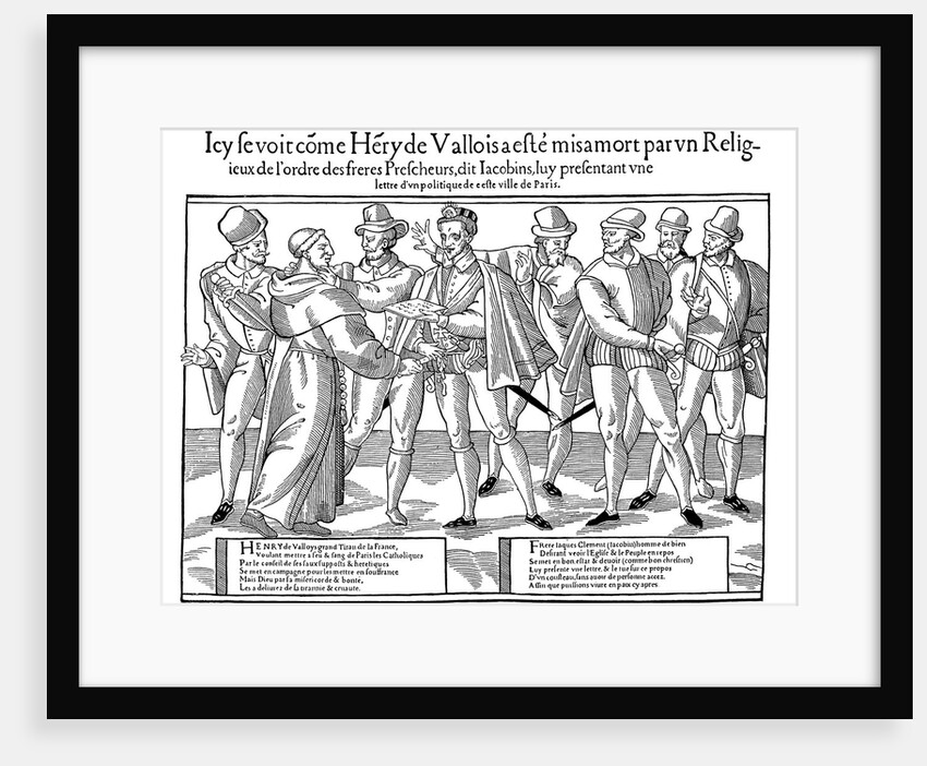Assassination of Henry III, King of France by Anonymous