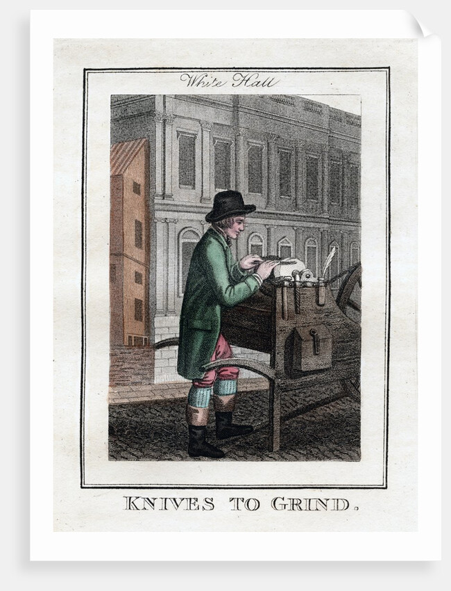 Knife grinder in White Hall by Anonymous