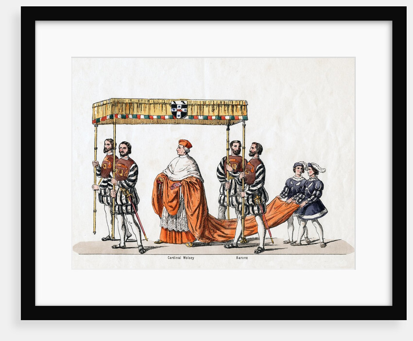 Cardinal Wolsey with attendants by Anonymous