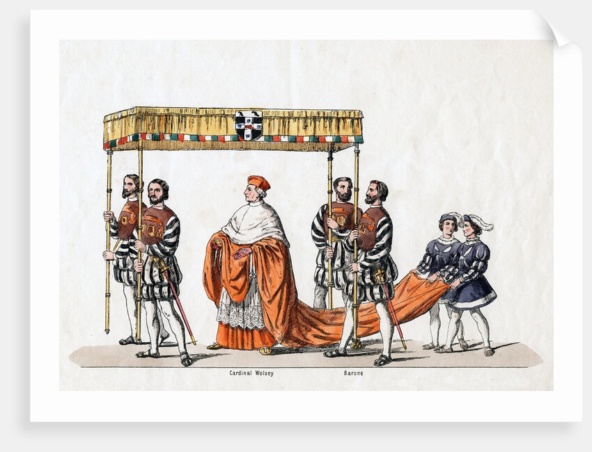 Cardinal Wolsey with attendants by Anonymous