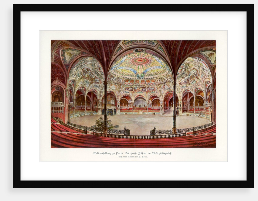 The Great Ballroom in the Palace of Electricity by Anonymous