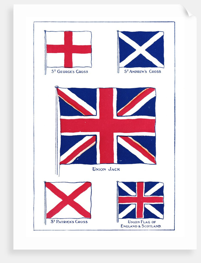 The origins of the British flag by Anonymous
