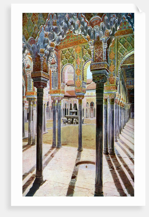 Court of the Lions at the Alhambra by Anonymous
