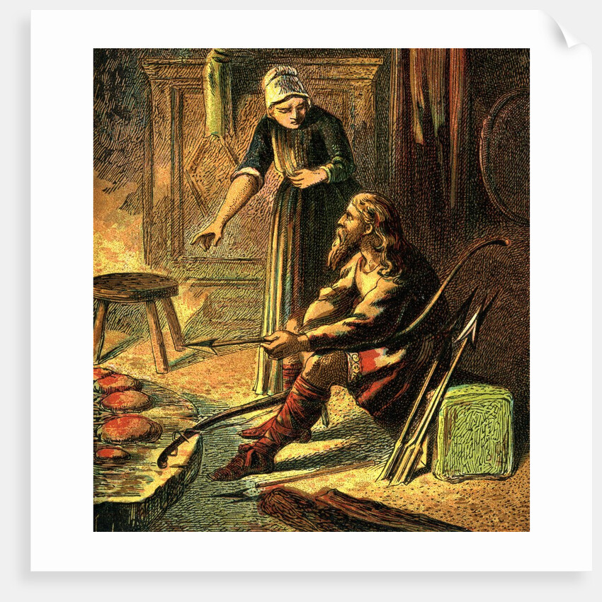 King Alfred and the cakes by Anonymous