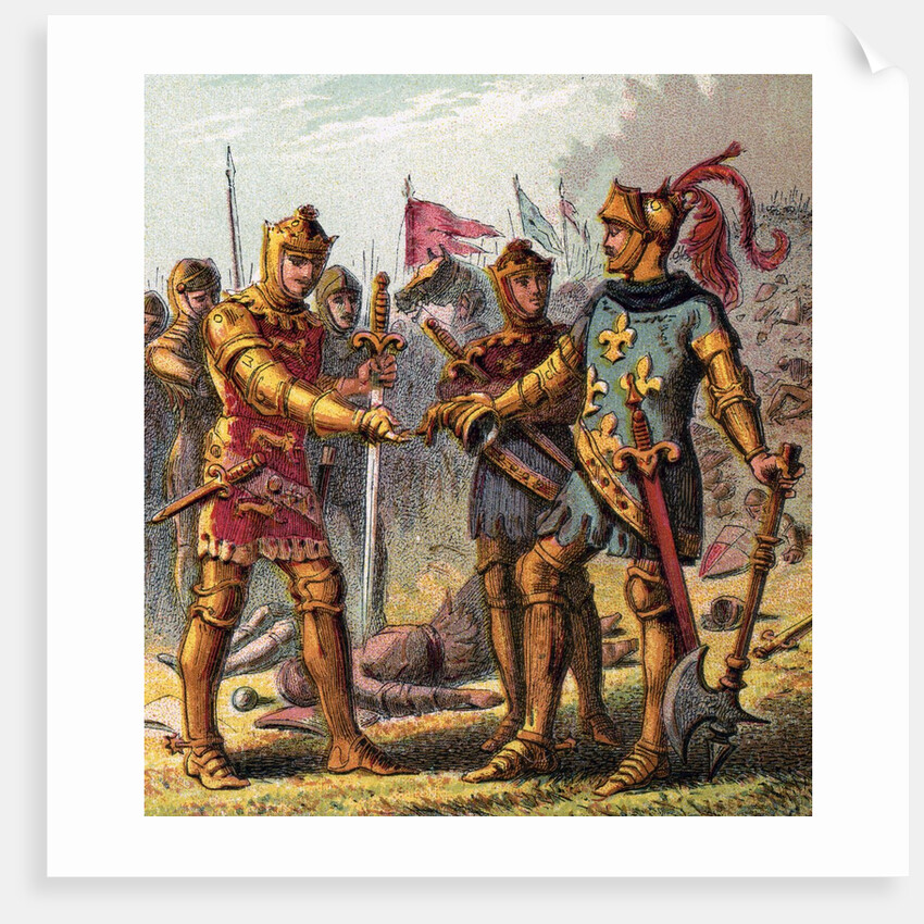 Battle at Poitiers by Anonymous