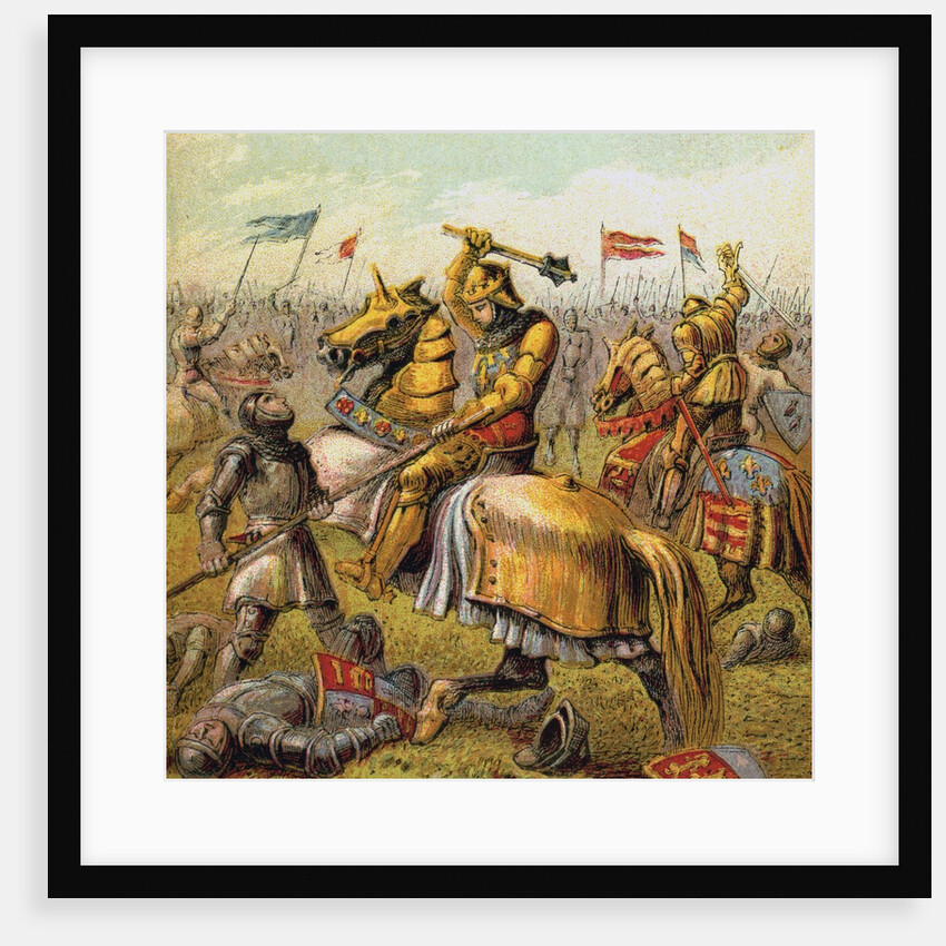 Battle during the War of the Roses by Anonymous