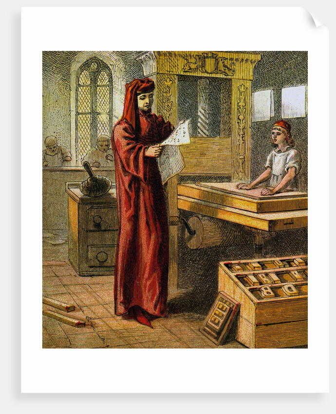 The first English printer by Anonymous