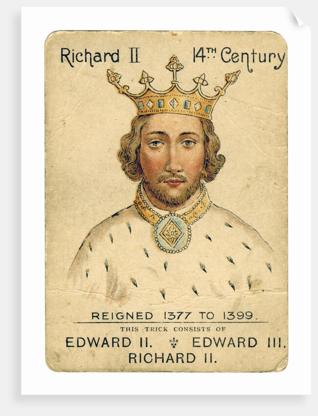 King Richard II playing card by Anonymous