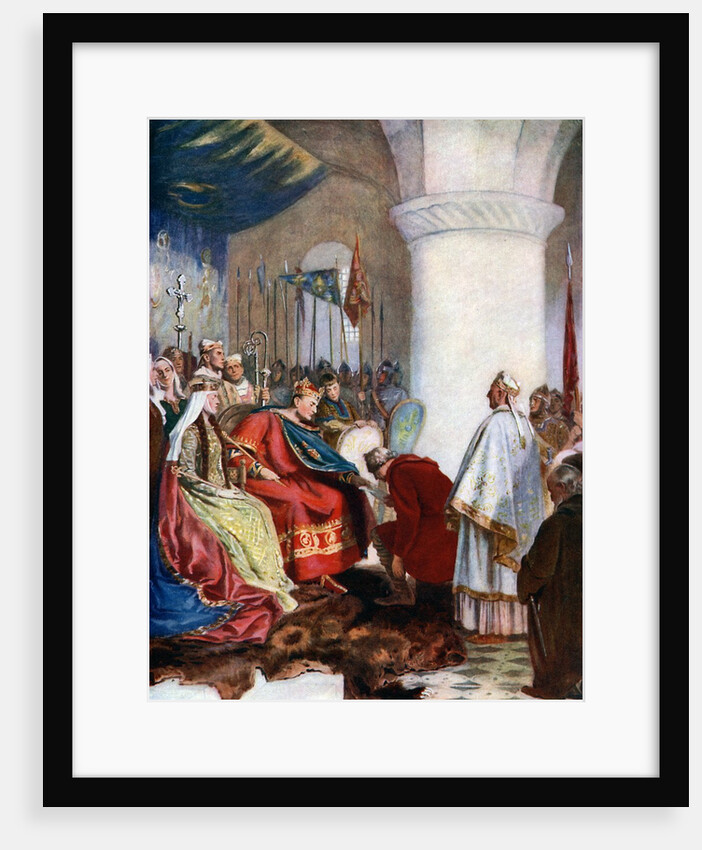 William I granting a charter to the City of London by Anonymous