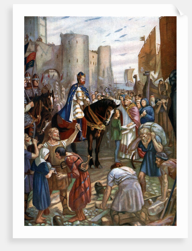 William Rufus at the Tower of London by Anonymous