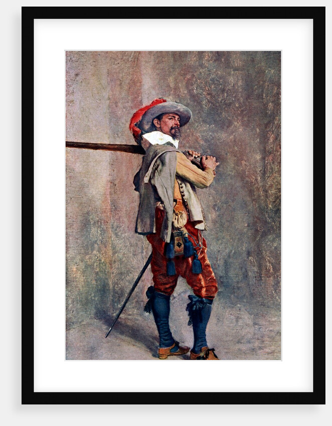17th century musketeer by Anonymous