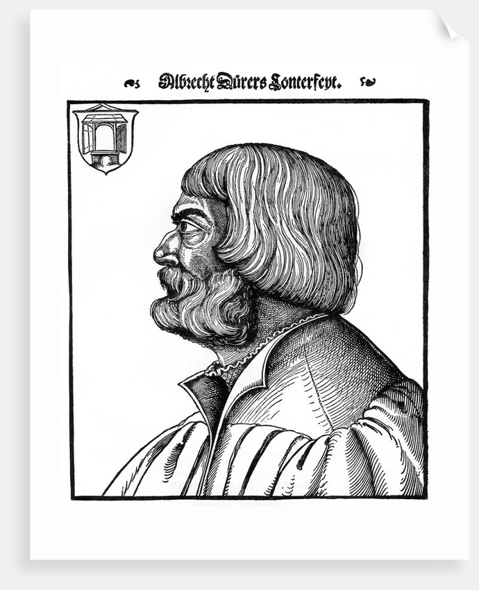 Profile portrait of Albrecht Durer by Anonymous