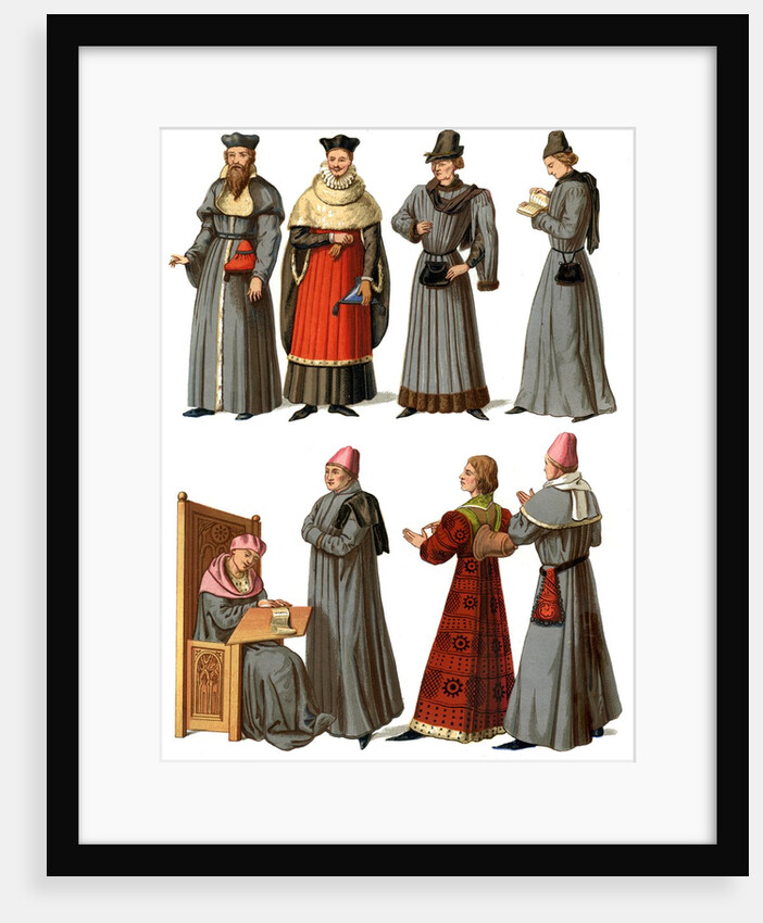 Doctors and servants in the 14th-16th century by Anonymous