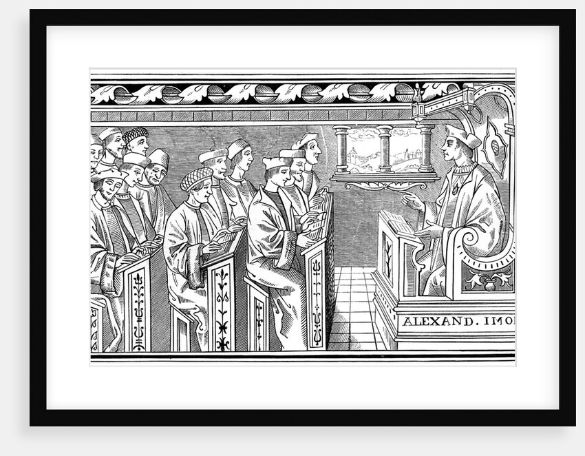 16th century schoolhouse by Anonymous