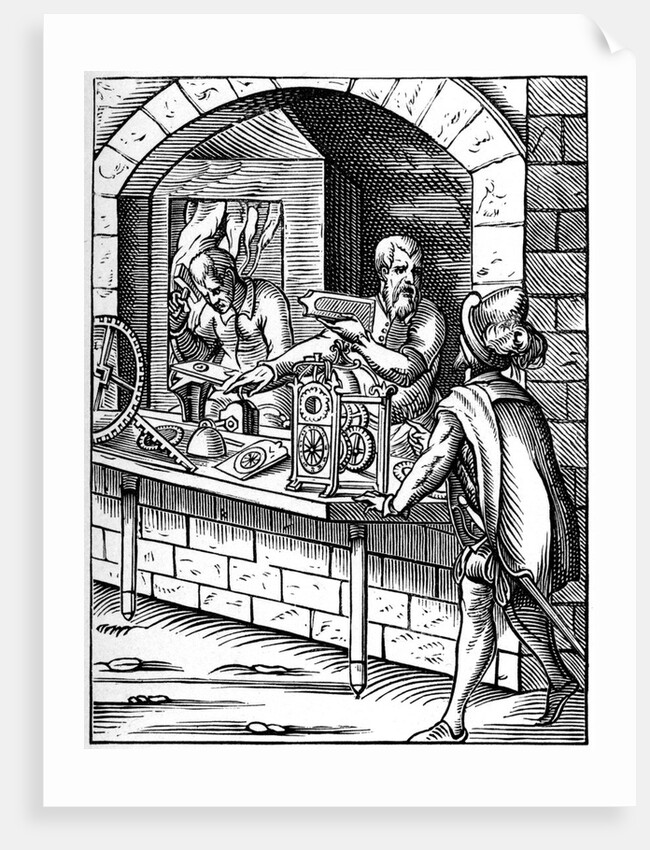 16th century clockmaker by Anonymous