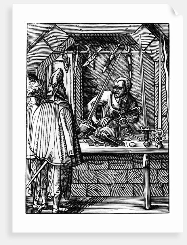 16th century sword maker by Anonymous