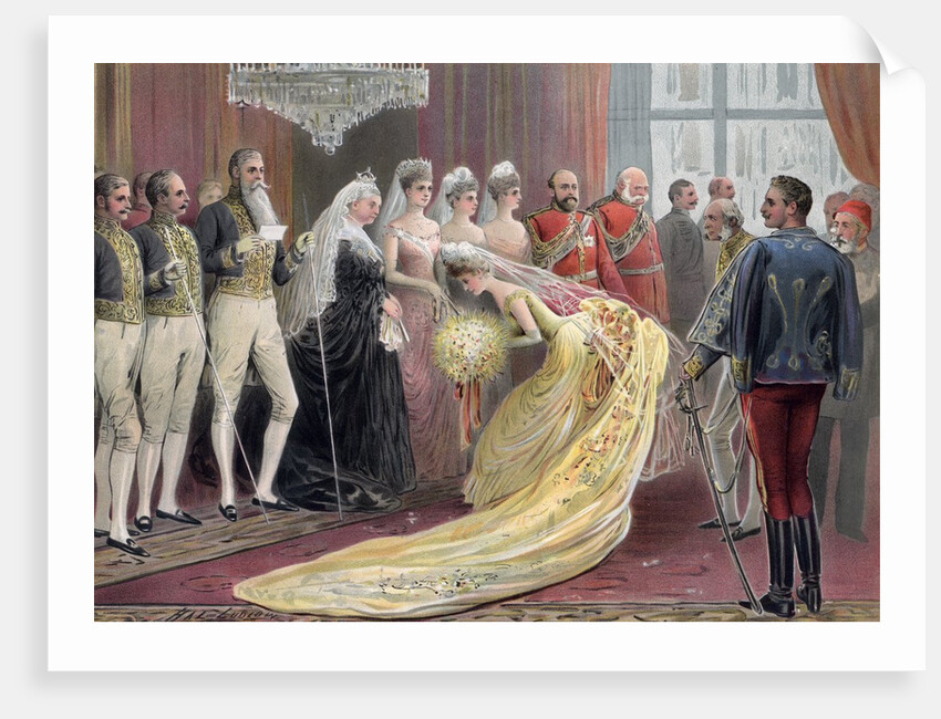Queen Victoria in Jubilee Drawing Room by Anonymous
