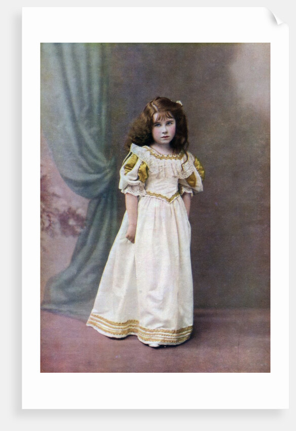 Lady Elizabeth Bowes-Lyon at age six by Anonymous