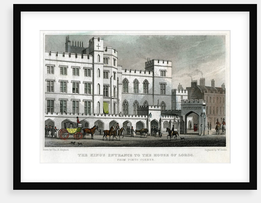 The King's entrance to the House of Lords by Anonymous