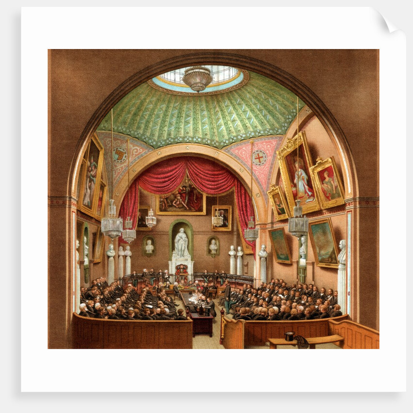 Council Chamber, Guildhall, City of London by Anonymous