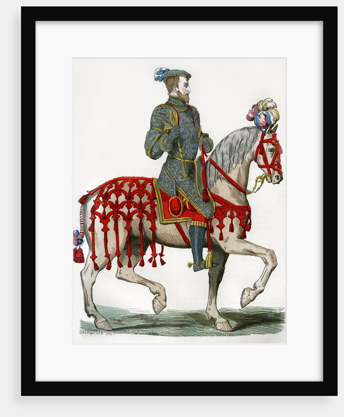 Henry II of France, as captain of the light cavalry by Anonymous