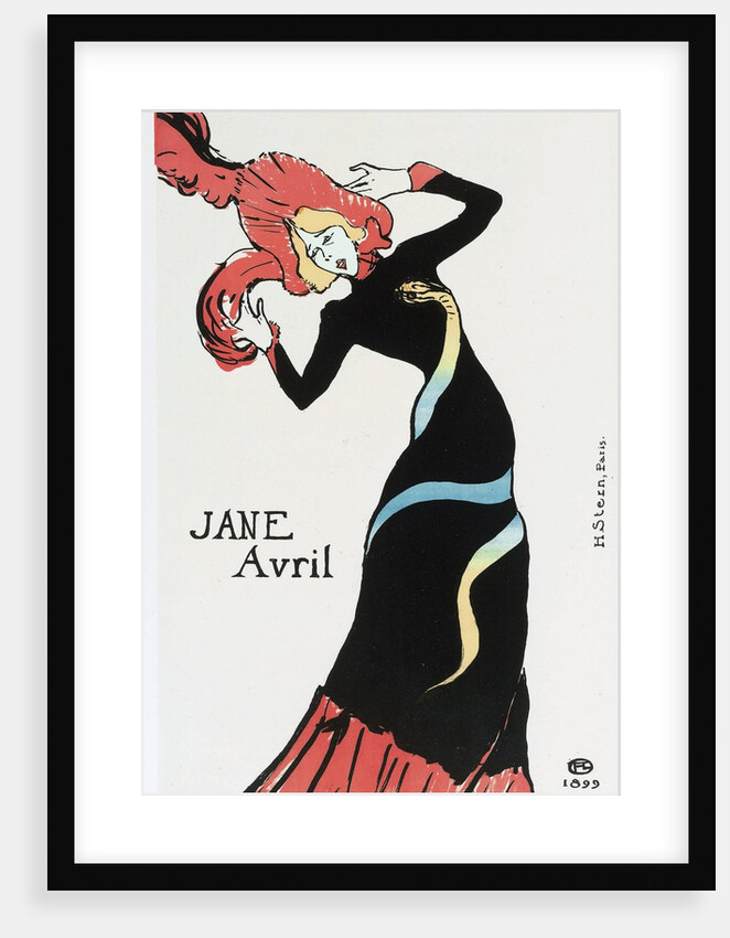 Jane Avril by Henri de Toulouse-Lautrec