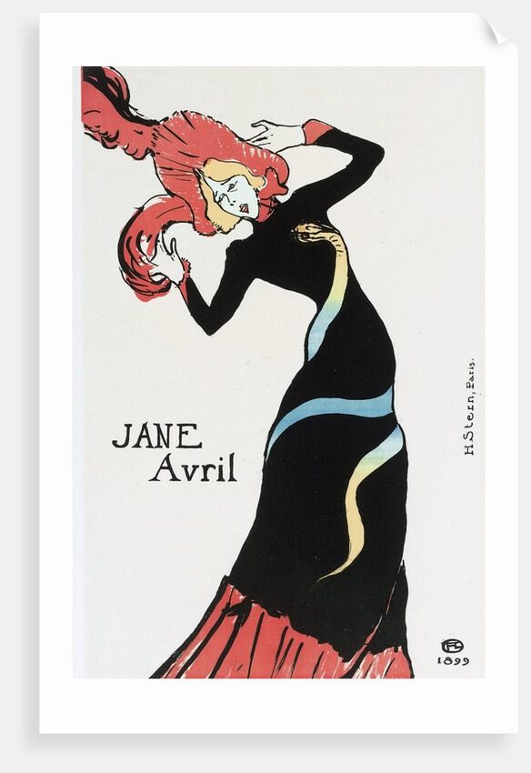 Jane Avril by Henri de Toulouse-Lautrec