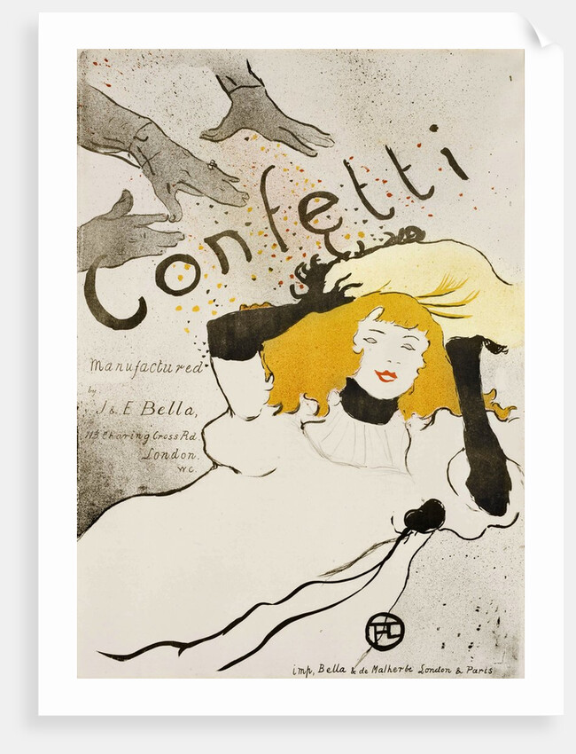 Confetti by Henri de Toulouse-Lautrec