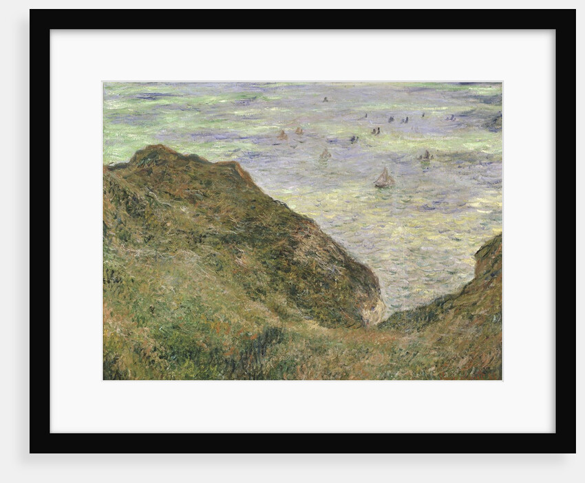 The Cliff at Pourville by Claude Monet