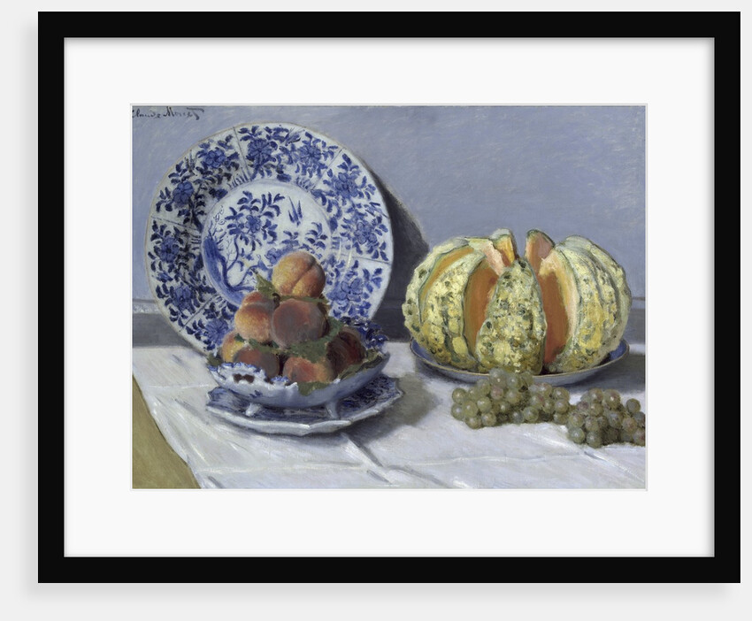 Still Life with Melon by Claude Monet