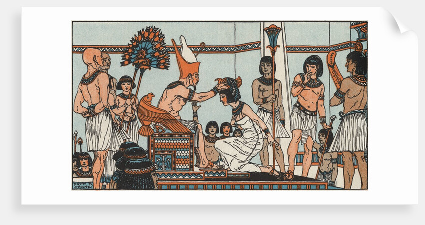 Hatshepsut being crowned Queen of Egypt by Anonymous