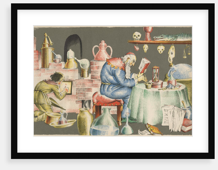 Alchemist Trying to Make Gold by Anonymous