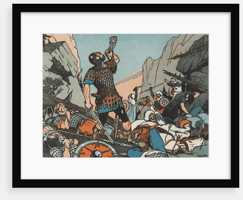 The Death of bold Roland announced with the Oliphant by Anonymous