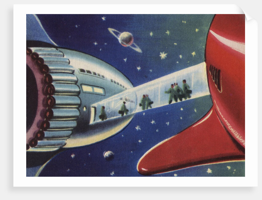 Rockets with walkway by Anonymous