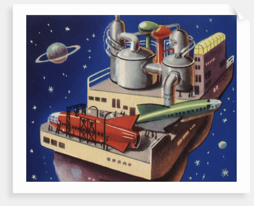 Command HQ in space by Anonymous