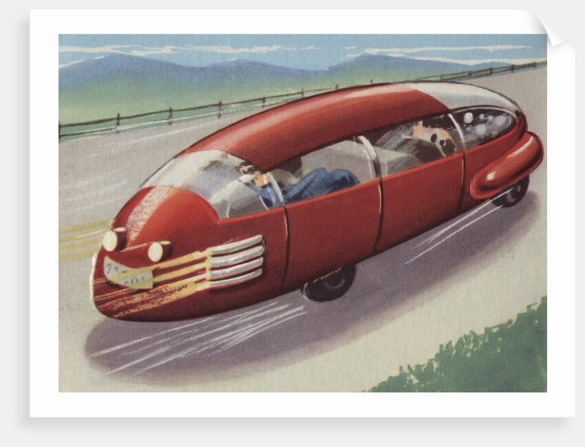 Family car in space by Anonymous