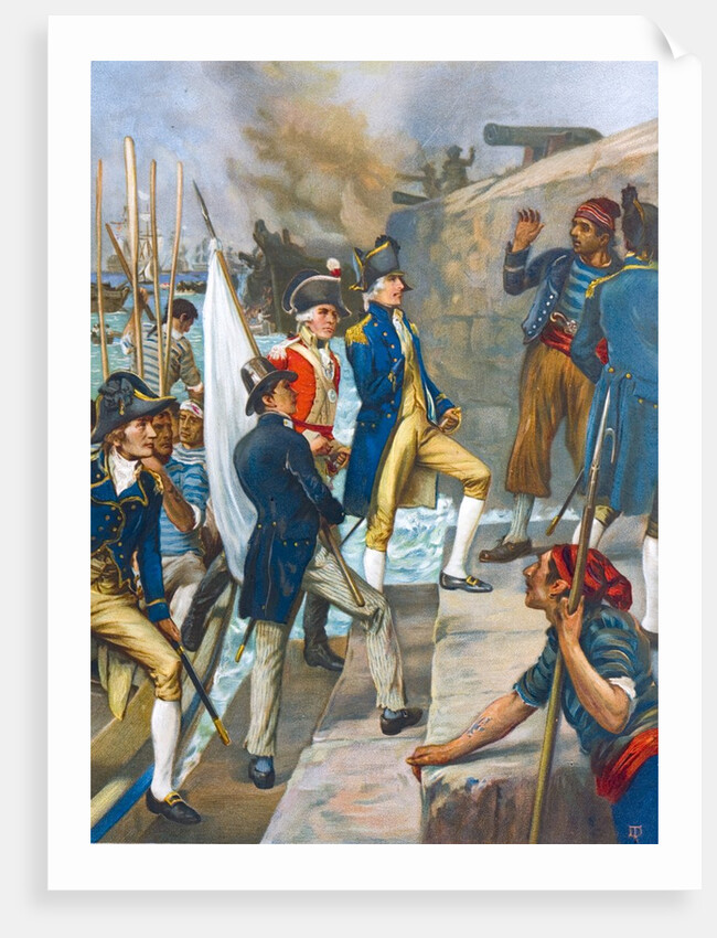 Admiral Nelson landing in Copenhagen by Anonymous