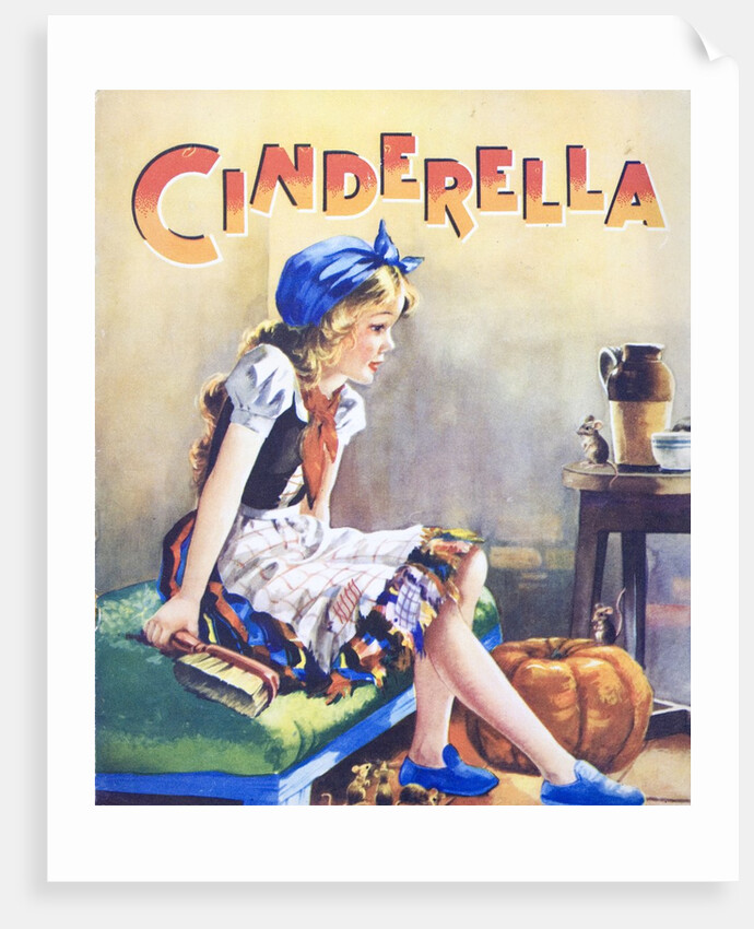 Cindarella with pumpkin and mice by Anonymous