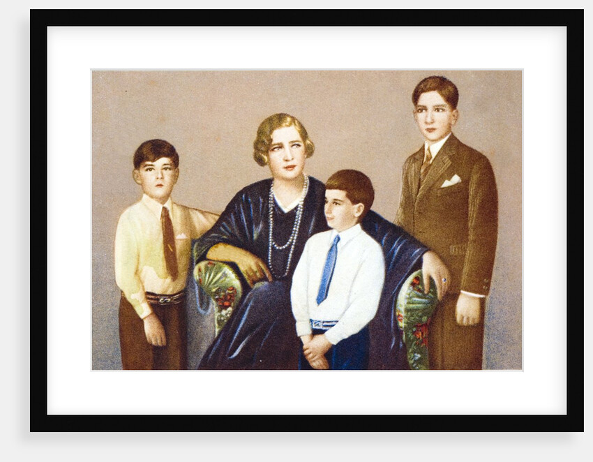 Yugoslav Royal Family by Anonymous