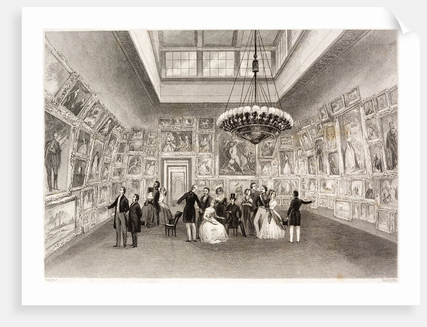 The Royal Academy, a private view by Anonymous