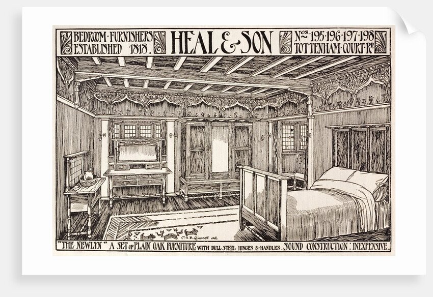 Heal & Son Arts and Crafts advertisement by Anonymous