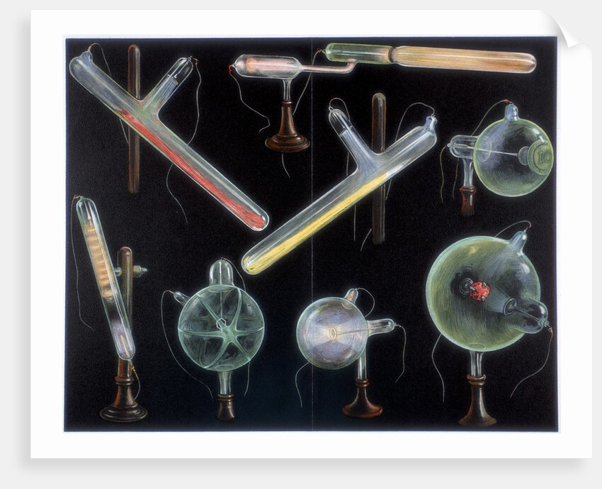 Substances fluorescing in vacuum tubes by Anonymous