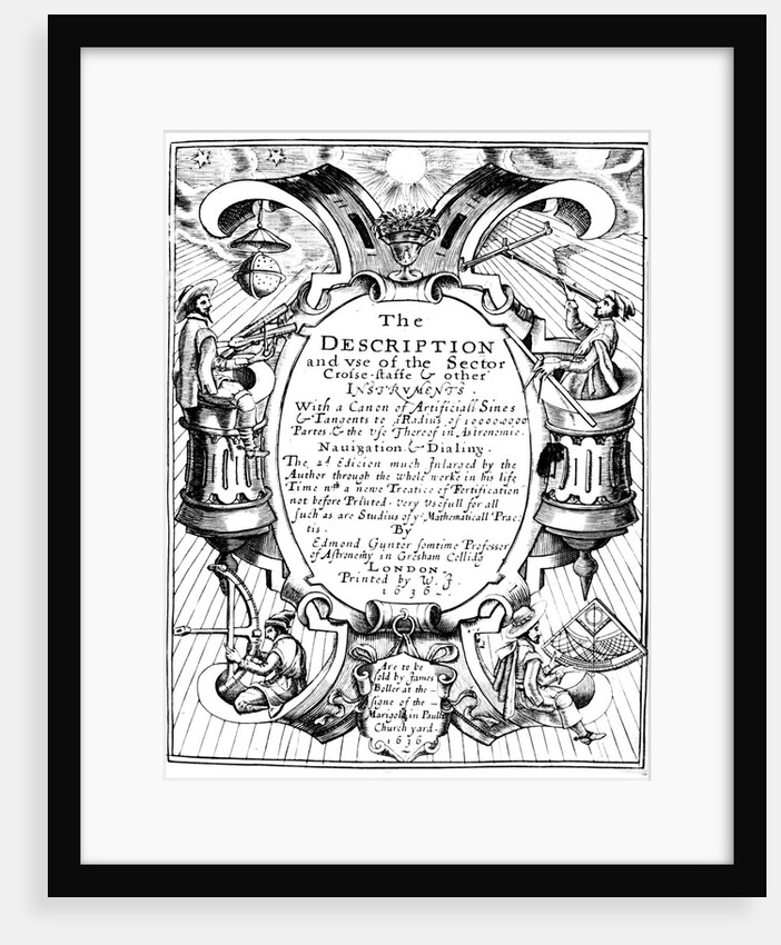 Title page from book by Edmund Gunter
