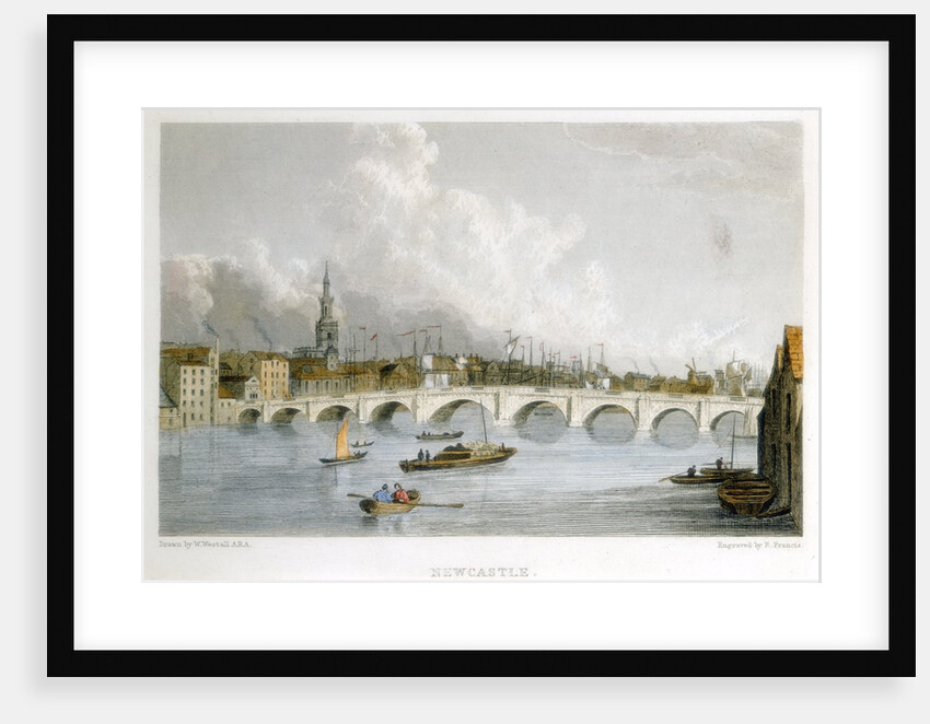 Tyne River scene by Anonymous