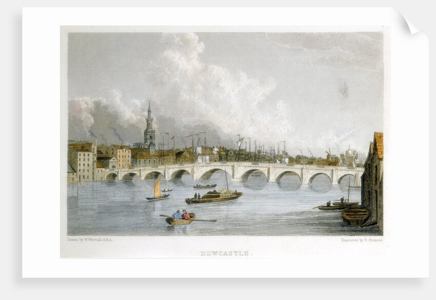 Tyne River scene by Anonymous