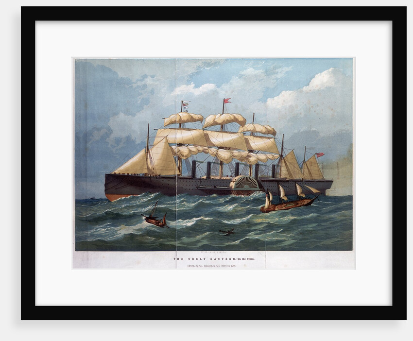 Great Eastern on the ocean by Anonymous
